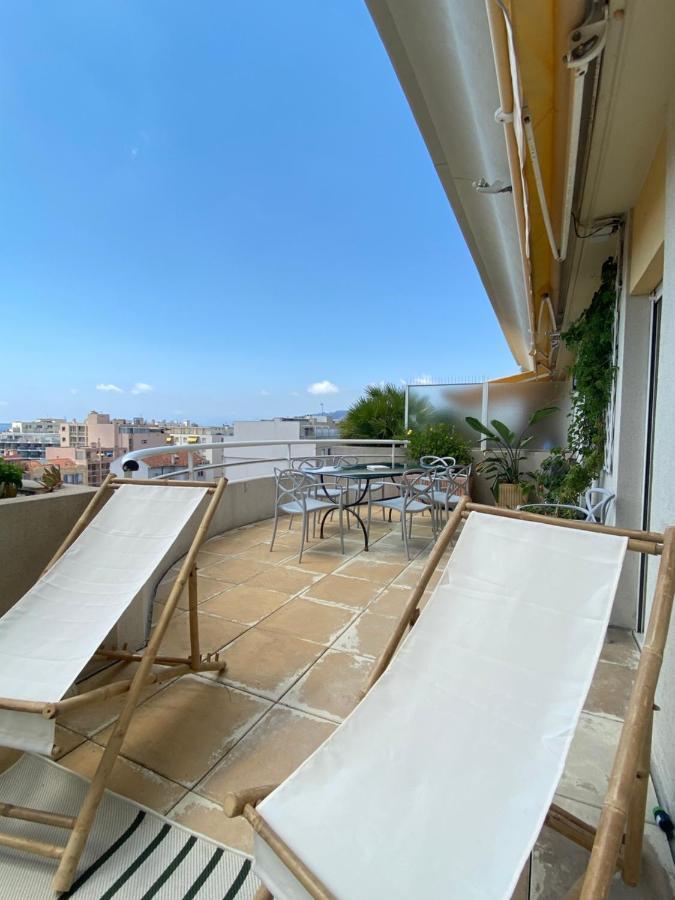 T3 Climatise Villa Juana Avec Parking Et Proche Plage Antibes Bagian luar foto