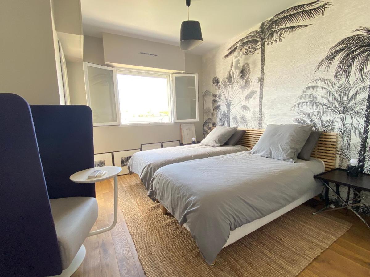 T3 Climatise Villa Juana Avec Parking Et Proche Plage Antibes Bagian luar foto